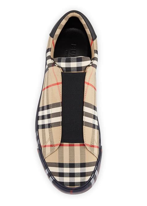 burberry markham slip on|Burberry Men's Markham All Check Slip.